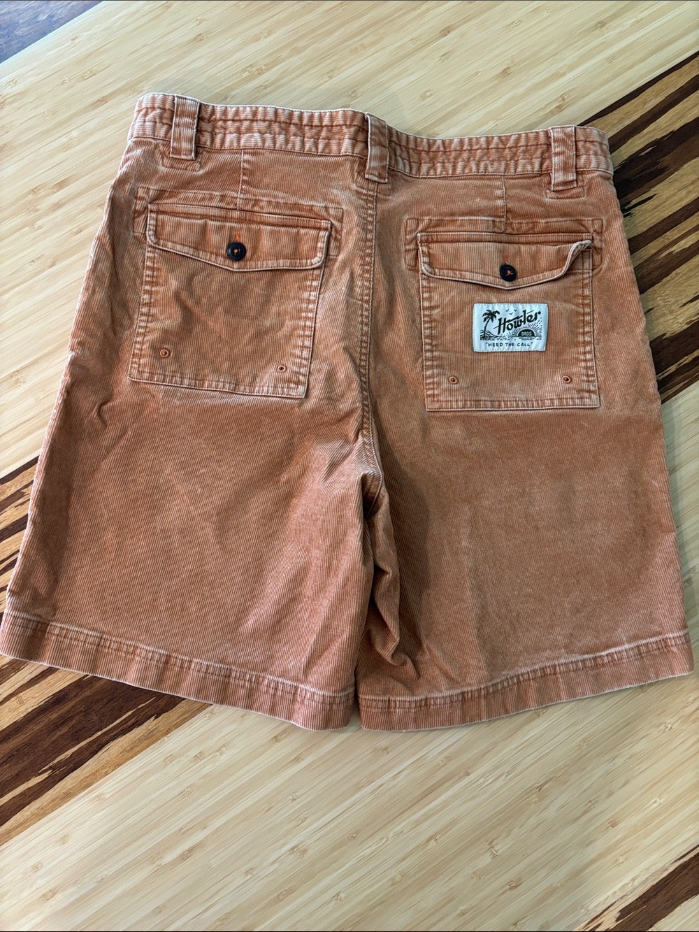Howler Brothers Men's Corduroy Shorts Size 34 - Picture 2 of 10